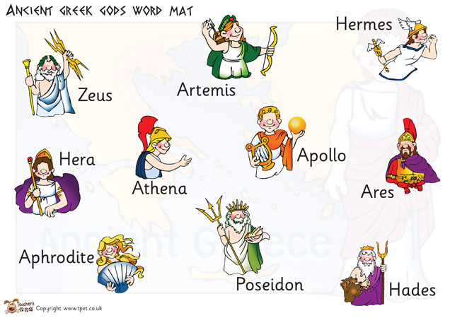 Some Greek Gods and Goddesses | Pearltrees