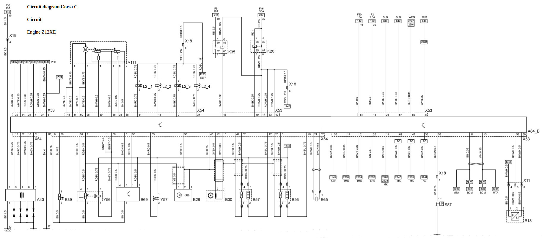 pull Religious why Wiring-diagram-Vauxhall-Corsa-C | Pearltrees