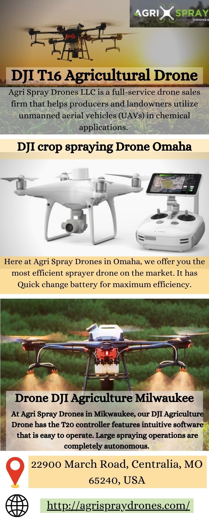 Agri Spray Drones USA 